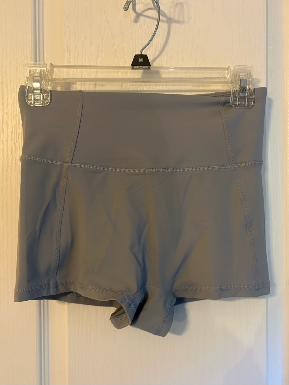 Fabletics High-Waist Women's Performance Shorts - Gray/Small